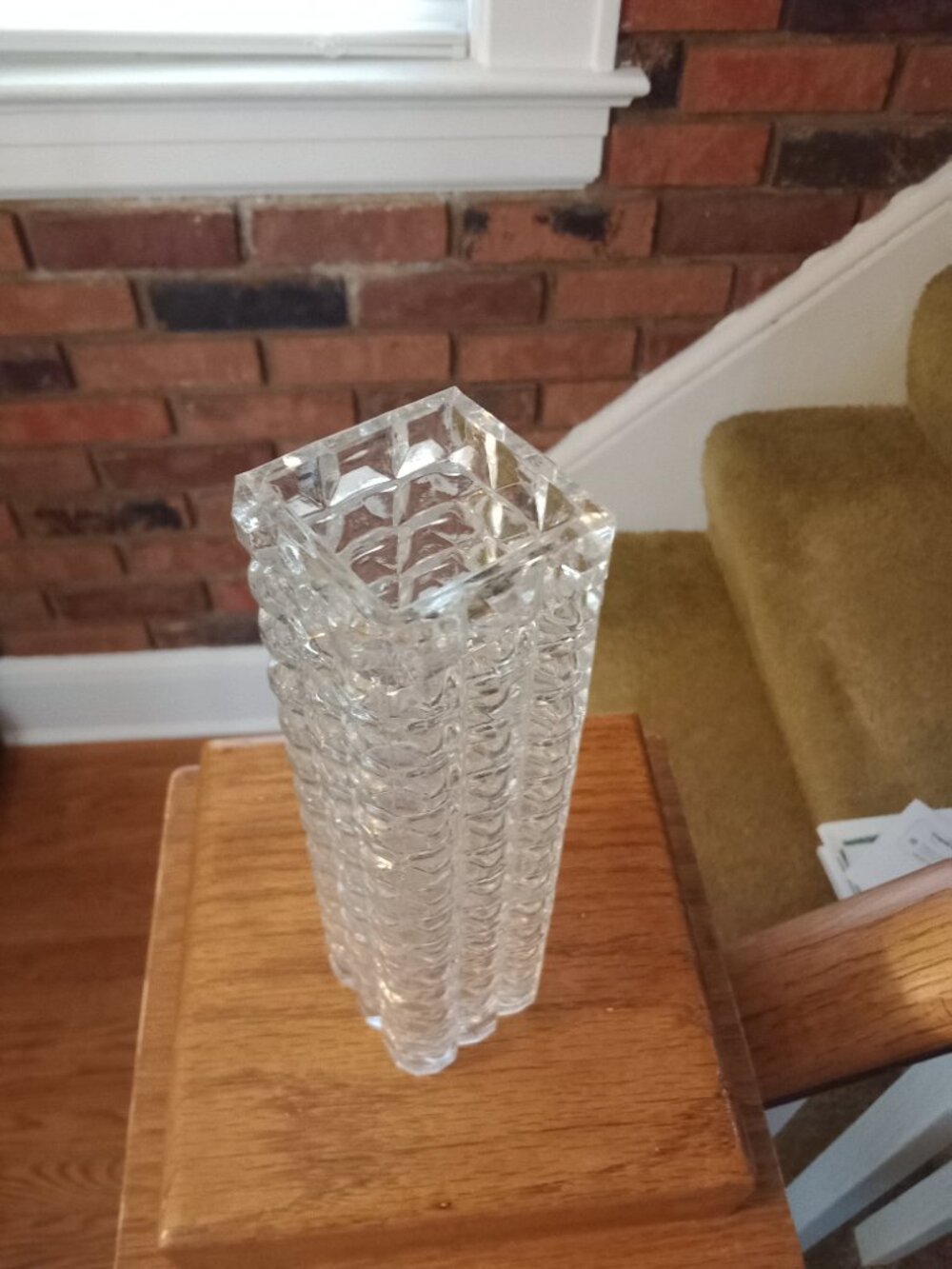 Square Glass Bud Vase - Picture 2 of 4